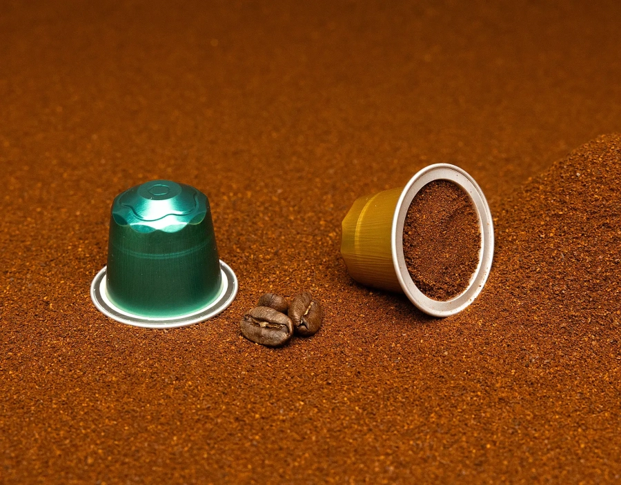 Foto di capsule Nespresso in alluminio