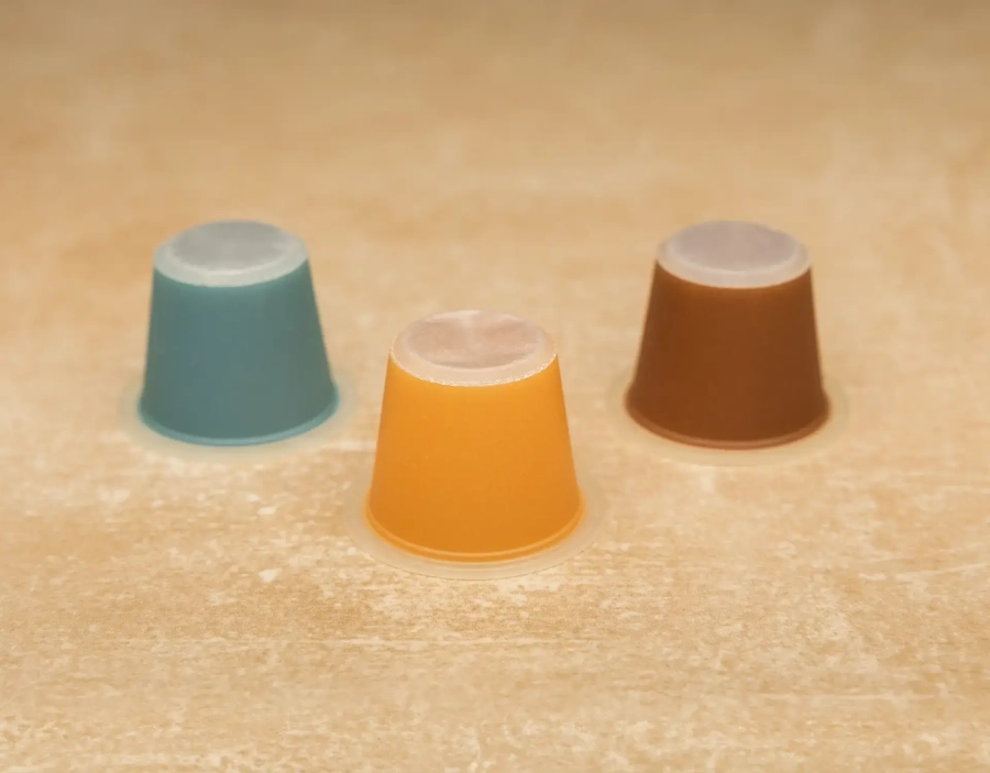 Foto di capsule Nespresso in materiale compostabile